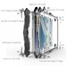 Samsung Galaxy E7 - Armor THOR Aluminium Metal Protective Phone Cover Case - Black